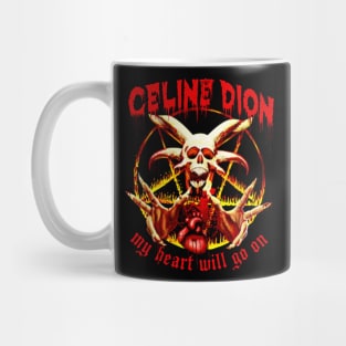 Celine dion art fire blood Mug